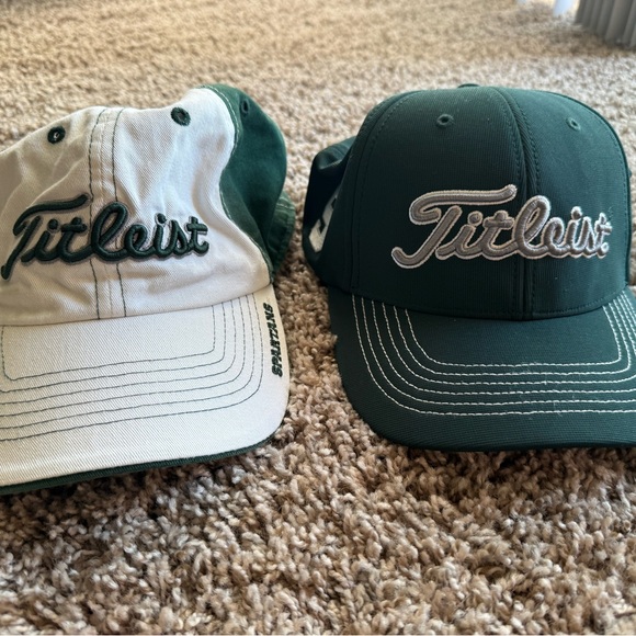 Titleist Michigan state university Green and White Golf Hats - Picture 1 of 8